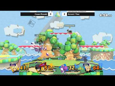 The Climb Doubles Losers Semi-Finals - Arconi/Thor (Yellow) vs Ronald/Coeur (Blue)