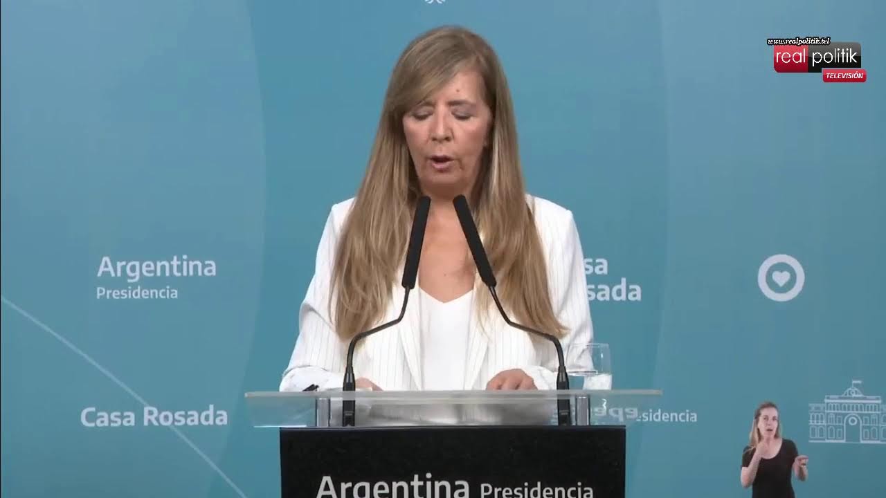 Gabriela Cerruti: "El presidente está en perfecto estado de salud, necesitaba unos días de reposo"