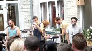 Local Natives - Wooly Mammoth (with long intro) @ Michelberger Hotel, Berlin (18.07.2013)