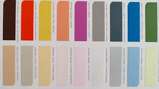 Dulux weathershield colour chart exterior and interior colour combination shade card