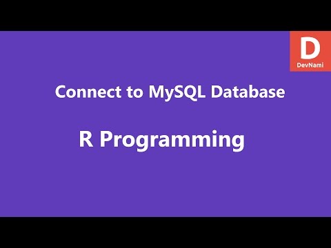 Connect to MySQL Database in R