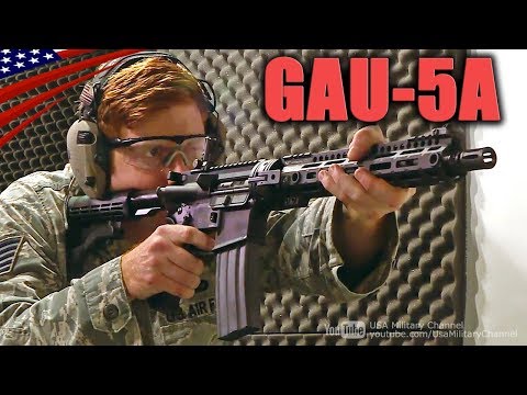 USAF's New Rifle "GAU-5A" Aircrew Self Defense Weapon at 2019
