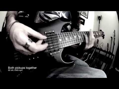 Seymour Duncan Distortion 7 vs. EMG 707 // Metal pickup comparison