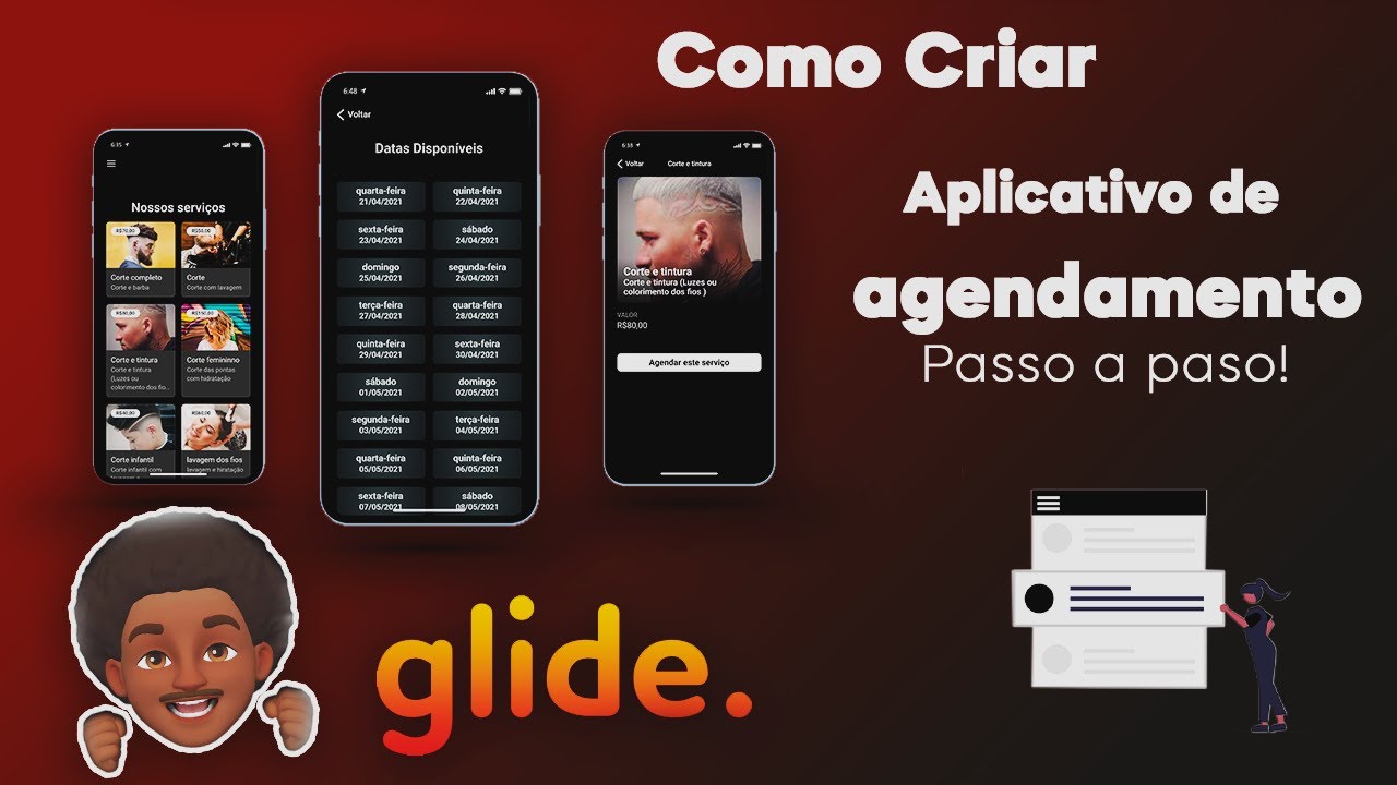 Criando aplicativo de agendamento - passo a passo - 01  #glide