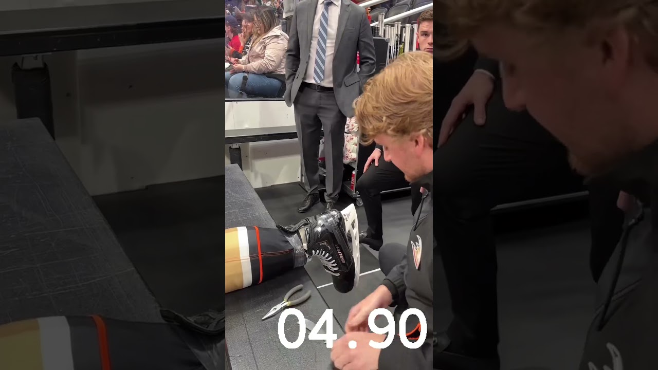 How NHL Skate Blades are Changed