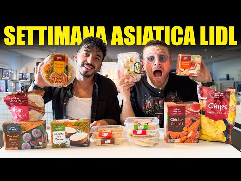 PROVIAMO TUTTO IL CIBO DELLA SETTIMANA ASIATICA DEL SUPERMERCATO LIDL - ODDIO SIAMO GODENDO TROPPO!