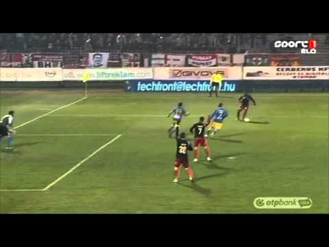 16. forduló BUDAPEST HONVÉD - FGSZ SIÓFOK  2-0  DÉLCZEG GERGELY gólja