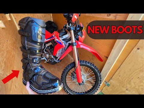 First Time Riding in Gaerne Fastback Enduro Boots | CRF300L