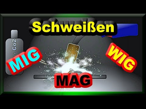 MIG MAG WIG Schweißen - wo ist der Unterschied - Zuschauerfrage an M1Molter
