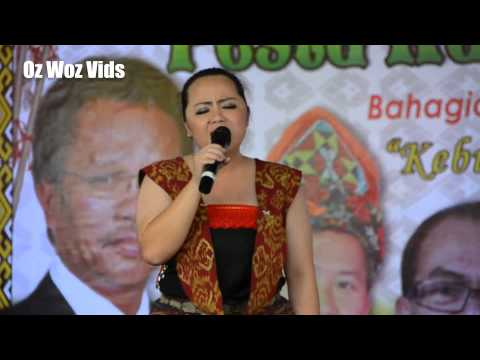 Kdm Kaamatan 2015 Contestant 8-- Cabrini Tony with Sopirosirosi