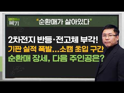 반도체 다음은 2차전지? 리튬 가격 반등에 전고체까지!#순환매 #2차전지 #전고체 #ESS #리튬 #양극재 #신기수 #명인들의복기 영상 썸네일