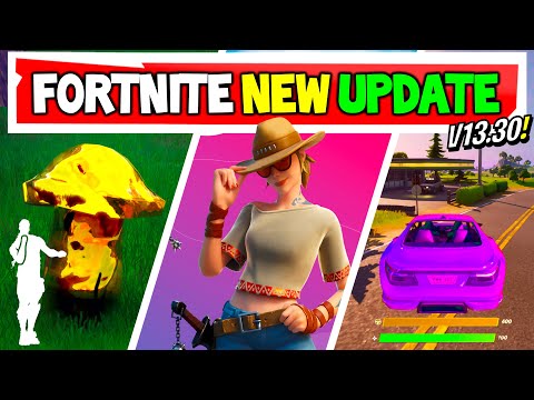 Fortnite Update: V13.30 CARS! | RENEGADE, Twitch Prime pack 3?! (Xbox, PC, PS5)