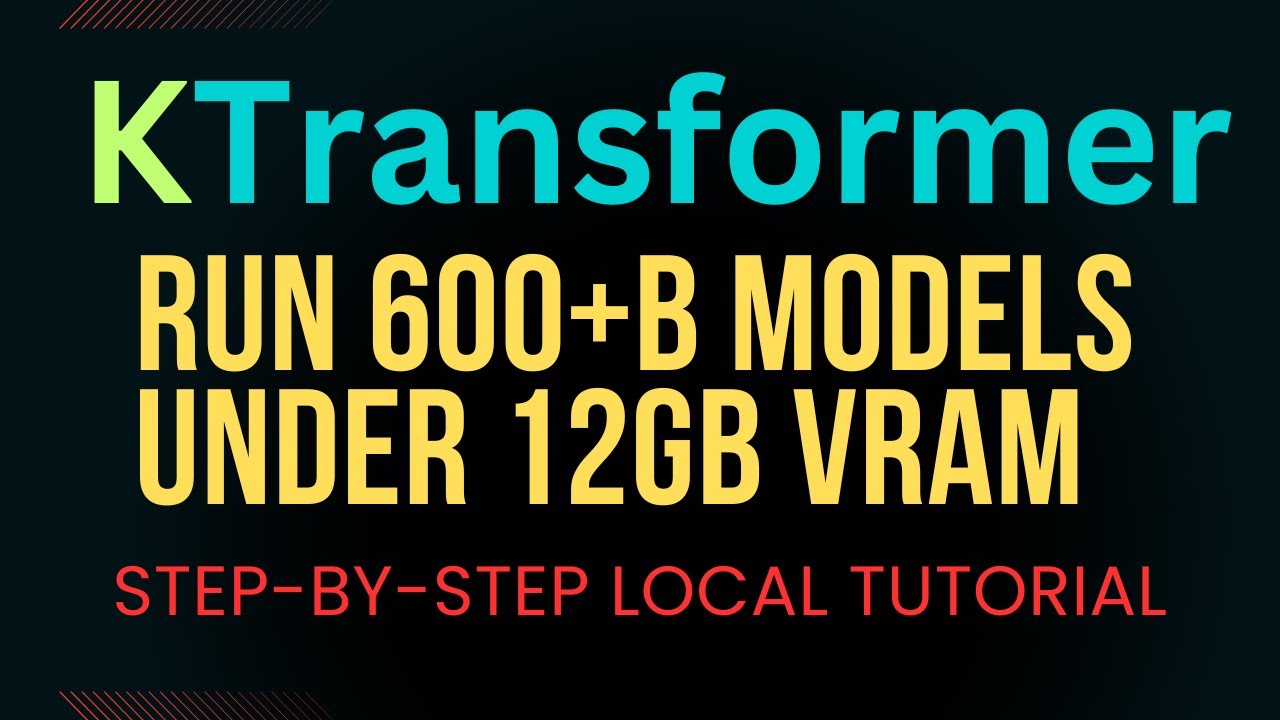 Install K-Transformers to Run 600B+ AI Models Locally with Low VRAM
