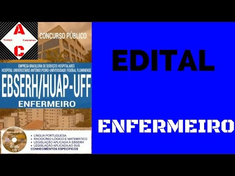 Edital Concurso EBSERH-HUAP-UFF 2016 - Enfermeiro