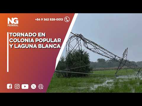 NGFEDERAL - TORNADO EN COLONIA POPULAR Y LAGUNA BLANCA - CHACO