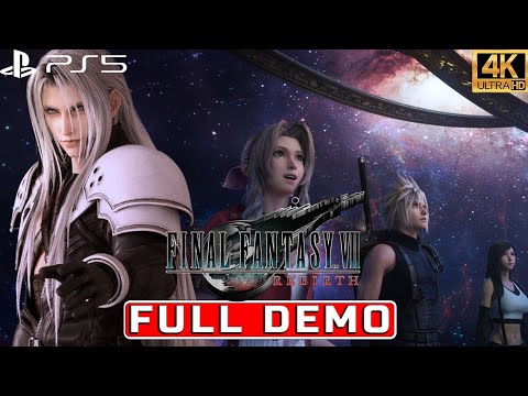 FINAL FANTASY 7 REBIRTH Gameplay Walkthrough FULL DEMO [4K 60FPS PS5] - No Commentary
