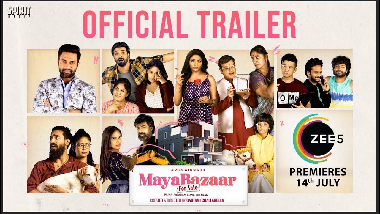 MayaBazaar For Sale  Official Trailer | Dr Naresh | Eesha | Navadeep | A ZEE5 Web Series | Jul 14th