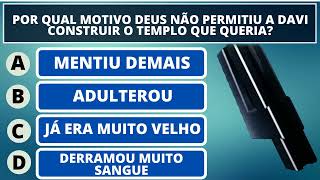 25 PERGUNTAS E RESPOSTAS DESAFIADORAS SOBRE A BÍBLIA NÍVEL MÉDIO - QUIZ BÍBLICO