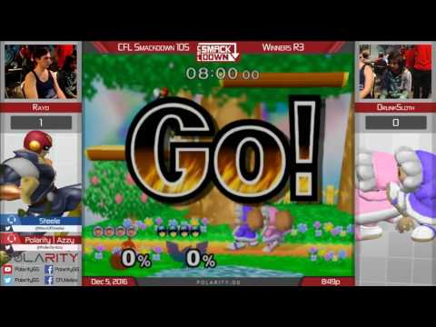 CFL Smackdown 105 Melee - Rayd (Falcon) vs Drunksloth (ICs) - Winners R3