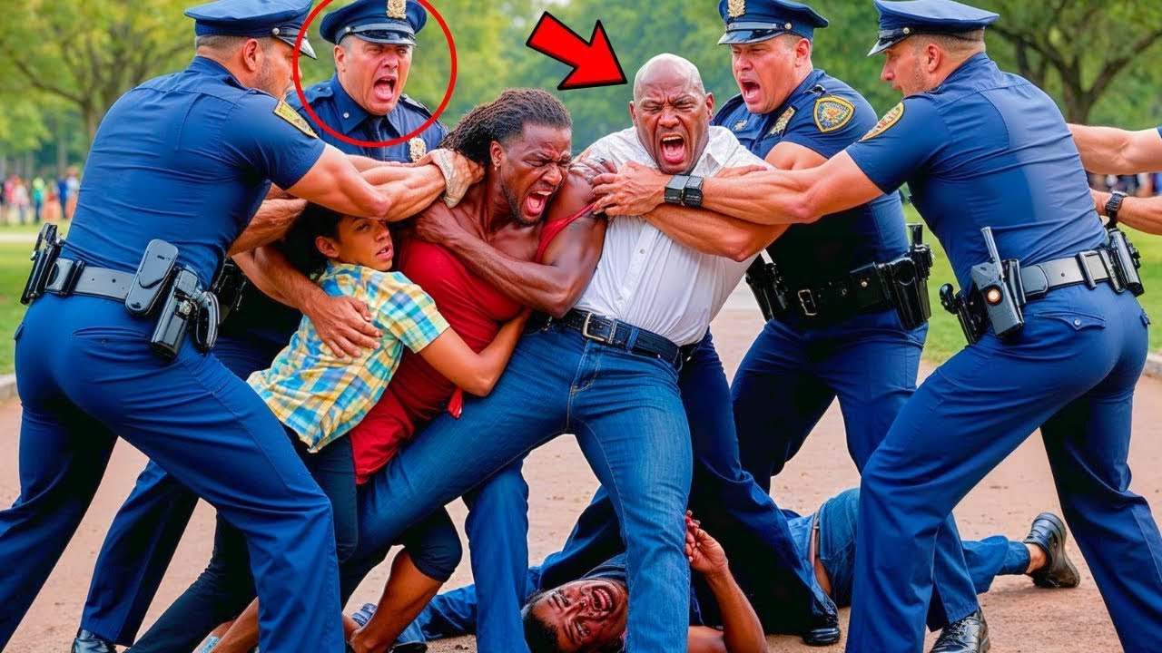 Policiais Racistas Atacam Família Negra de Férias, Mas o Pai é do FBI...