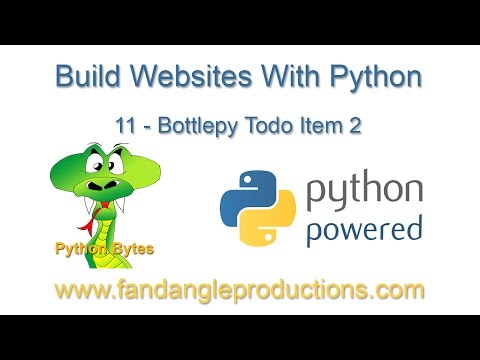 Python Web Frameworks 11 Bottle Item 2