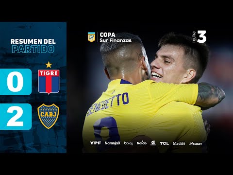 TIGRE 0 - 2 BOCA I Resumen del partido I #CopaSurFinanzas 2024