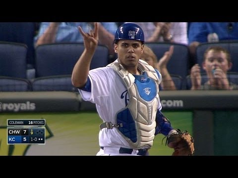 Pena nabs runner going for second