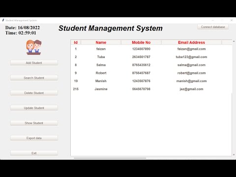 Student Management System with MySQL using Python | Final Part