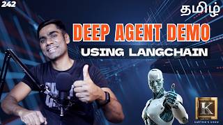 Build a Deep AI Agent from Scratch (Beginner-Friendly | LangChain + Groq) | Tamil | Karthik's Show
