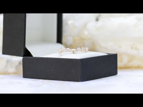1.09ctw Custom Oval East West Lab Diamond Wedding Band | Ada Diamonds
