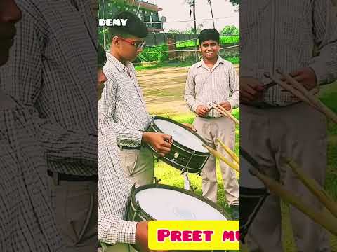 drum Snare Kaise bajaye 🤩🤩💡Preet music academy army 🪖 band👍