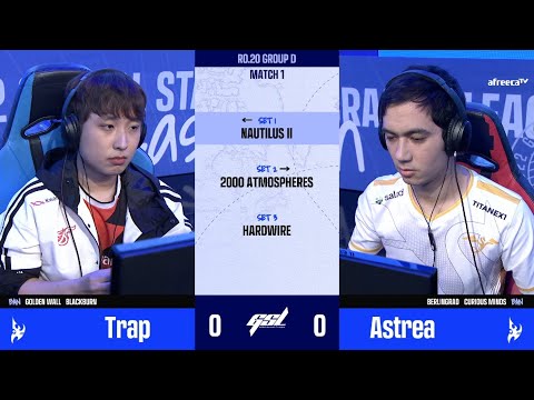 [2022 GSL S2] Ro.20 Group D Match1 Trap vs Astrea