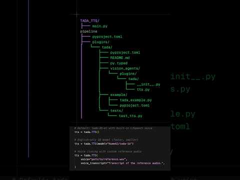 The Most Realistic Voice AI (TADA TTS) #ai #llm #pythonprogramming thumbnail