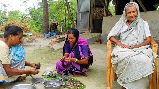 নিজের বিলের মাছ বিক্রি করে অন্যের বিলের মাছ কিনে খাই ♨️ village farmer 🌱 traditional village cooking