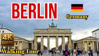 Berlin Germany Walking Tour in 4K 60fps | Brandenburg Gate & East Side Gallery – March 2025