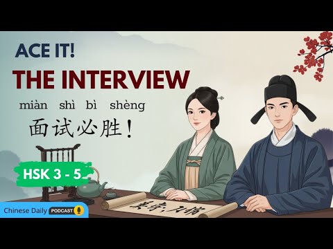 HSK 3-5 | What to Prepare Before a Job Interview? 聊聊“面试准备” | Chinese Daily Podcast