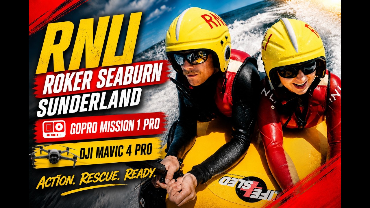GoPro Mission 1 Pro vs Mavic 4 Pro RNLI Lifeguards