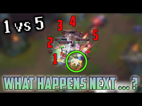 Ulting into a 1v5 as Kai'Sa....