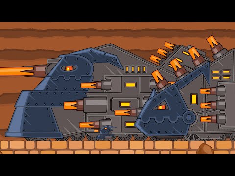 KV-44, Leviathan, Ratte vs Demons. All Episodes of Season 8. “Steel Monsters” Tank Animation