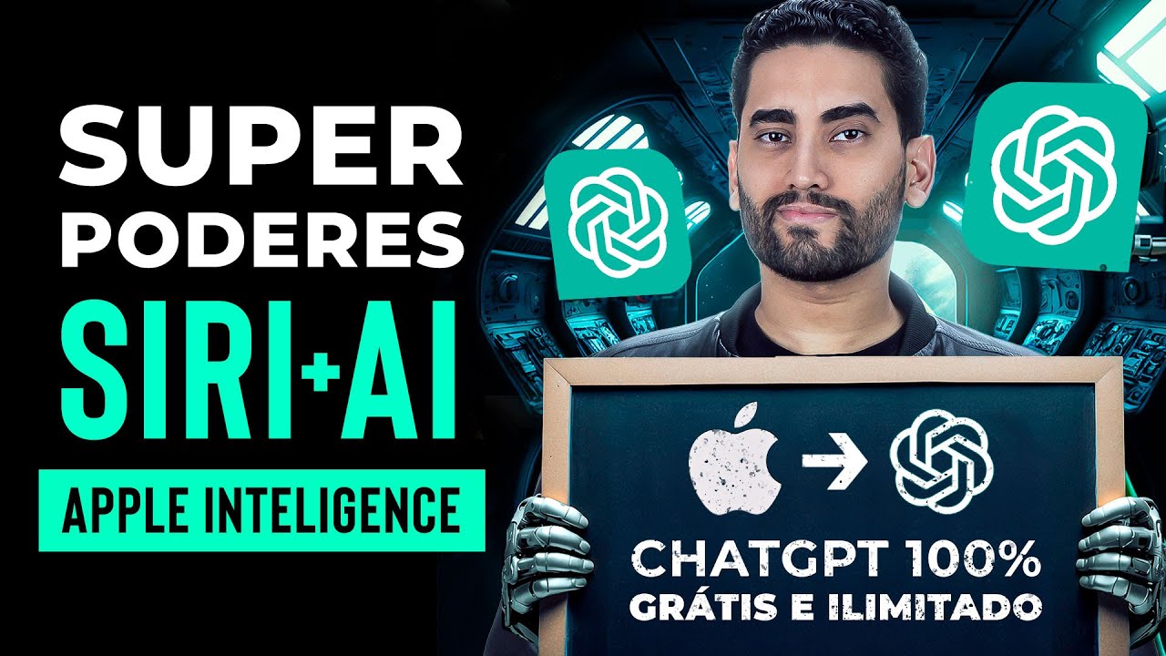 Nova IA da APPLE deixou a SIRI 100X mais PODEROSA (+CHATGPT GRÁTIS ILIMITADO)