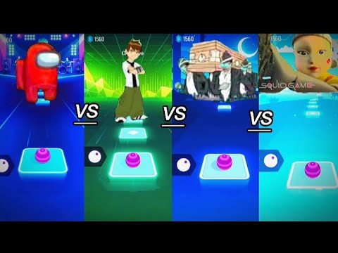 Among us VS Ben 10 VS Coffin Dance VS Squid Game Part 1#viral #NiruGAMING95