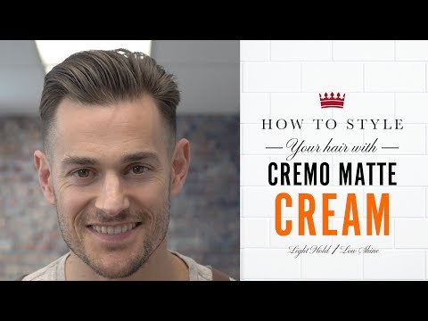 How to Style Your Hair with Cremo Matte Cream