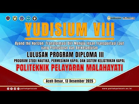 Live: Yudisium VIII Poltekpel Malahayati