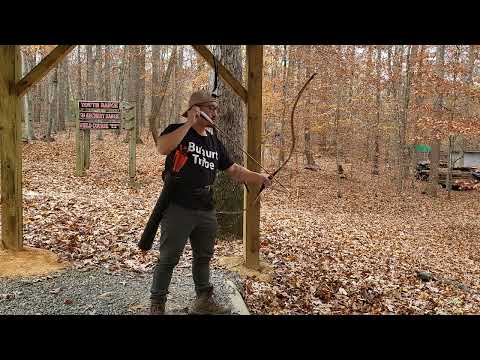 Initial Shots With Zhu Ran Bow from AF Archery 50#@28"