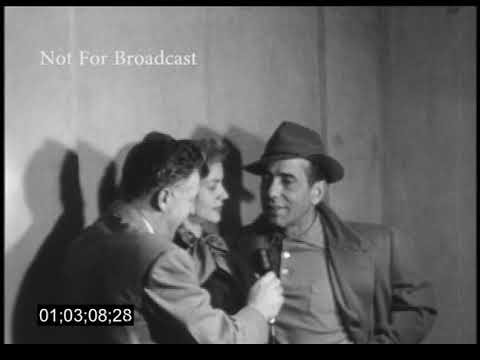 Ship's Reporter Interview: Humphrey Bogart and Lauren Bacall