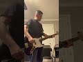 Gus plays bass guitar cover on omc Never Coming Back on bass guitar cover 🎶🎸