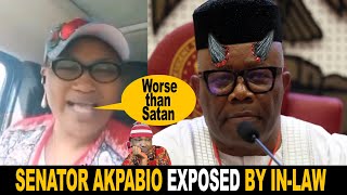 Nigerian Senator Godswill Akpabio is EVIL Sister In Law Expose Senate President
