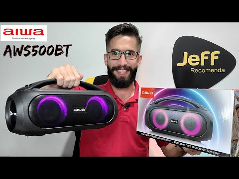 thumbnail video image 2 of Bocina Inalambrica Aiwa AWS500BT Resistente al Agua Bluetooth 20W, 2 of 5