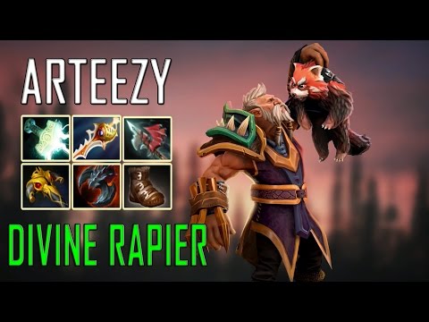 Arteezy[Lone Druid] - Comeback with Divine Rapier - Epic Gameplay 8k MMR Dota2 7.02