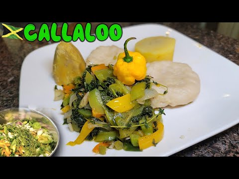 HOW TO MAKE CALLALOO (JAMAICAN STYLE 🇯🇲)#jamaicandish #friendscookup #callaloo